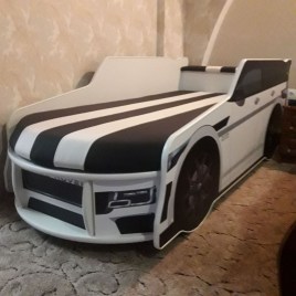 Кровать машина renge rover (с матрасом, мягким спойлером и подушкой) - фото 5