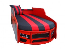 Кровать машина renge rover (с матрасом, мягким спойлером и подушкой) - фото 8